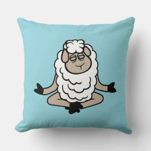 Schafe Entspannt Friedliche Yoga-Lotus-Meditation  Kissen