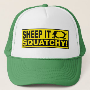 SCHAFE ES SQUATCHY! Monster-Geheimnisse Truckerkappe
