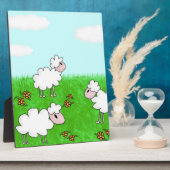 Schafe Fotoplatte (Seite)