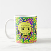 Schafe Gelbe Herzen Tasse (Links)