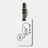 Schafe! Gepäckanhänger (Vorderseite vertikal)