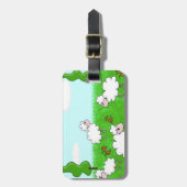 Schafe Gepäckanhänger (Vorderseite vertikal)