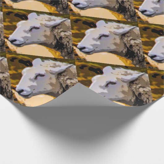 Schafe Geschenkpapier (Ecke)