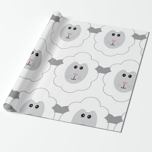 Schafe Geschenkpapier (Ungerollt)