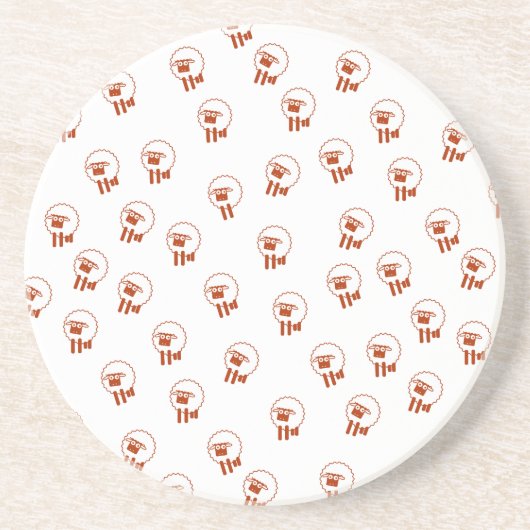 Schafe Getränkeuntersetzer (Vorne)