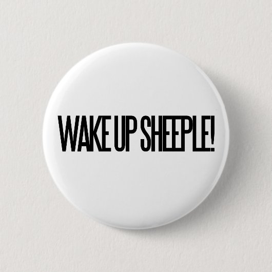 Schafe geweckt button (Vorderseite)