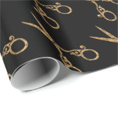 Schafe (Gold) Geschenkpapier (Rolleneckpunkt)