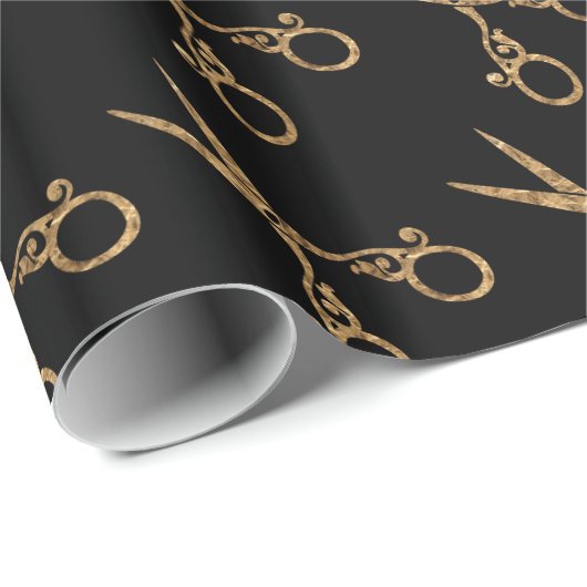 Schafe (Gold) Geschenkpapier (Rolleneckpunkt)