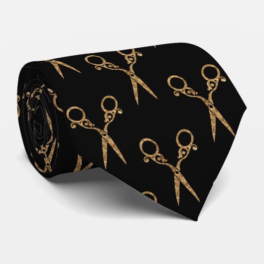 Schafe (Gold) Krawatte (Gerollt)