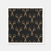 Schafe (Gold) Serviette (Vorderseite)