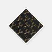 Schafe (Gold) Serviette (Ecke)