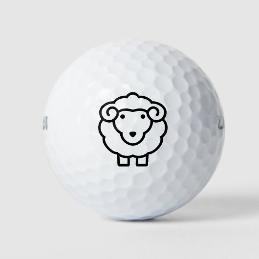 Schafe Golfball (Vorderseite)