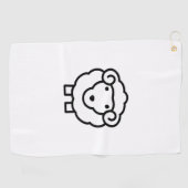 Schafe Golfhandtuch (Horizontal)