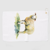 Schafe Golfhandtuch (Horizontal)