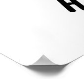 Schafe Hurray Funny Animal Puff Poster (Ecke)