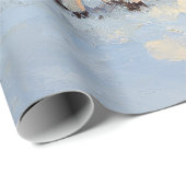 Schafe im Laternenlicht-Wald Geschenkpapier (Rolleneckpunkt)