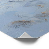 Schafe im Laternenlichtwald Poster (Ecke)
