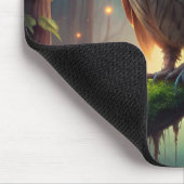 Schafe im Wald Mousepad (Ecke)