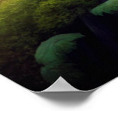 Schafe im Wald Poster (Ecke)