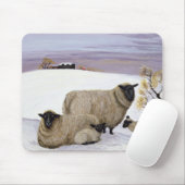 Schafe im Winter Mousepad (Mit Mouse)