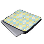 Schafe, Imitate, die Patchwork-Laptop-Sieb Laptopschutzhülle (Vorne Knopf)