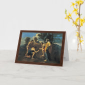 Schafe in Arcadia (z.B. in Arcadia Ego), Karte (Gelbe Blume)