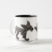"Schafe in der Kleidung des Wolfs" Tasse (Vorderseite Links)