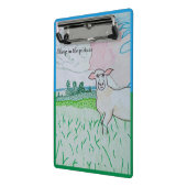 Schafe in der Weide Mini Klemmbrett (Gewinkelt2)