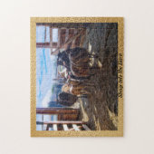 Schafe in die Scheune Puzzle (Vertikal)