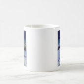 Schafe in einer Winter-Landschaft Kaffeetasse (Mittel)
