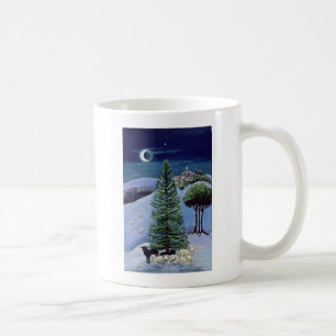Schafe in einer Winter-Landschaft Kaffeetasse
