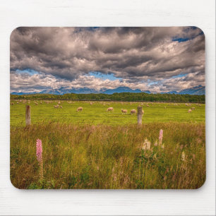 Schafe in Fiordland, Te Anau, Neuseeland Mousepad