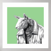 Schafe in Jeans Jacket (Moegi) Poster (Vorne)