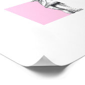 Schafe in Jeans Jacket (Ume) Poster (Ecke)