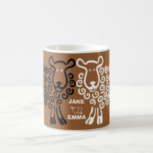 Schafe in Liebe - Jake Lieben Emma Kaffeetasse