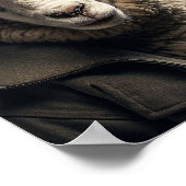 Schafe in menschlichen Kleidung Poster (Ecke)