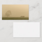 Schafe in Nebel Visitenkarte (Vorne/Hinten)