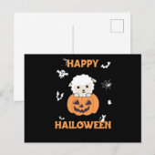 Schafe in Pumpkin Niedliche Schafe glücklich Hallo Postkarte (Vorne/Hinten)