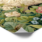 Schafe in Wiesenmalerei Poster (Ecke)