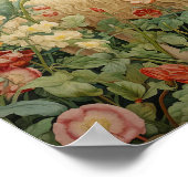 Schafe in Wiesenmalerei Poster (Ecke)