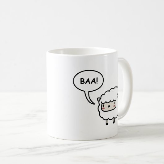 Schafe! Kaffeetasse (VorderseiteRechts)