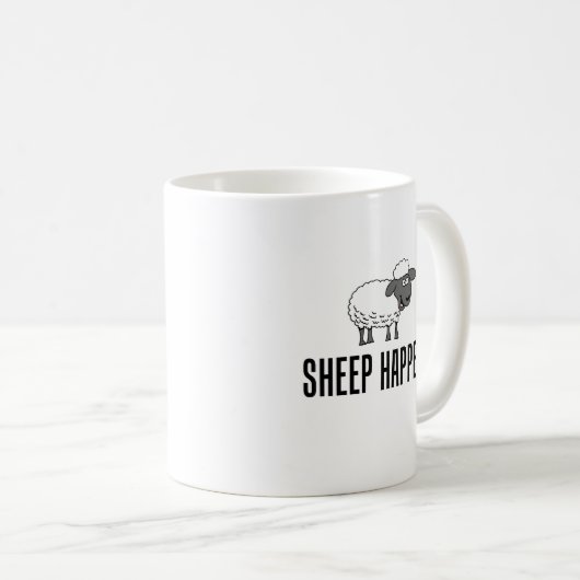 Schafe Kaffeetasse (VorderseiteRechts)