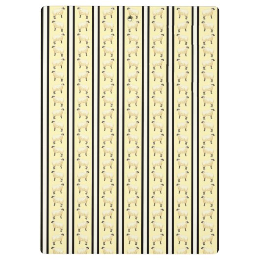 Schafe Klemmbrett (Rückseite)