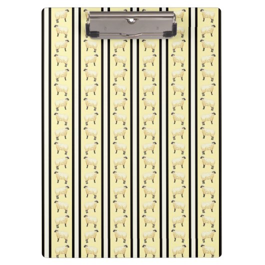 Schafe Klemmbrett (Vorderseite)