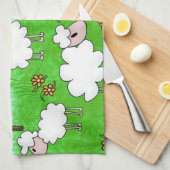 Schafe Küchentuch (Viertel Falte)