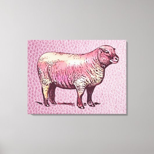 Schafe Leinwanddruck (Vorderseite)