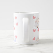 Schafe Liebe Jumbo-Tasse (Rückseite)