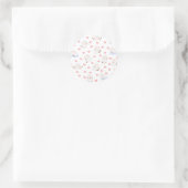 Schafe Liebe Runder Aufkleber (Tasche)
