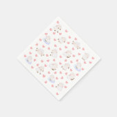 Schafe Liebe Serviette (Ecke)