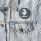 Schafe machen mich glücklich button (Beispiel)